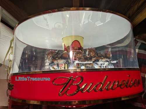 Red top budweiser carousel - red,
